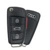 2005-2010 Audi / 4-Button Flip Key