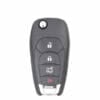 2016-2019 Chevrolet Cruze / 4-Button Flip Key