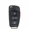 2006-2010 Audi / 4-Button Remote Flip Key