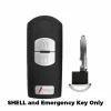 2010-2013 Mazda 3 / 3-Button Smart Key Shell