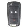 2010-2019 Chevrolet / 3-button Flip Key Shell