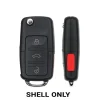 2011-2016 Volkswagen / 4-button Flip Key Shell