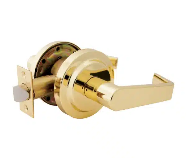 LSDA Grade 2 Passage Lever Vancouver Bright Brass
