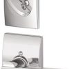 Schlage F59-LAT-625-CEN Polished Chrome Latitude Lever and Deadbolt