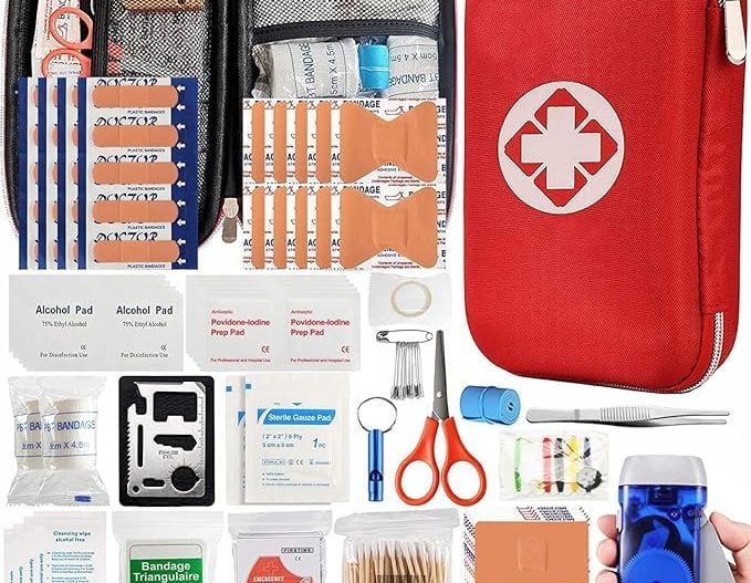 emergency first aid kit